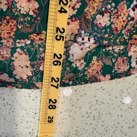 Patchwork Long Sleeve V Neck Blouse L Boho Lagenlook Cottagecore Fall Lagenlook - Picture 8 of 9